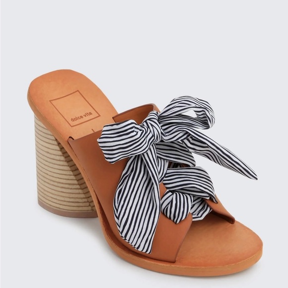 DOLCE VITA Amber Leather Heeled Sandal SZ 7.5 BRAND NEW - Picture 5 of 14